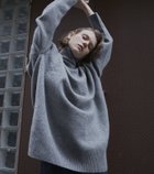 【ルシェル ブルー/LE CIEL BLEU】のウールカシミアタートルネックニット / Wool Cashmere Turtle Neck Knit 人気、トレンドファッション・服の通販 founy(ファニー) ファッション Fashion レディースファッション WOMEN トップス・カットソー Tops/Tshirt ニット Knit Tops タートルネック Turtleneck A/W・秋冬 Aw・Autumn/Winter・Fw・Fall-Winter カシミア Cashmere シンプル Simple ターコイズ Turquoise タートルネック Turtleneck フォルム Form ベーシック Basic リラックス Relax 人気 Popularity thumbnail グレー|ID: prp329100004314204 ipo3291000000029917372