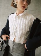 【リリーブラウン/Lily Brown】のクロップドフリルシャツ 人気、トレンドファッション・服の通販 founy(ファニー) ファッション Fashion レディースファッション WOMEN トップス・カットソー Tops/Tshirt シャツ/ブラウス Shirts/Blouses チェック Check バイアス Bias バランス Balance フィット Fit フリル Frills 無地 Plain Color thumbnail OWHT[002]|ID: prp329100004314216 ipo3291000000029917467