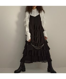 【ミエリインヴァリアント/MIELIINVARIANT】 Color Tiered Airy Dress人気、トレンドファッション・服の通販 founy(ファニー) ファッション Fashion レディースファッション WOMEN ワンピース Dress ドレス Party Dresses おすすめ Recommend オケージョン Occasion キャミソール Camisole シフォン Chiffon シンプル Simple チューブ Tube ティアード Tiered ドレス Dress ハイネック High Neck フリル Frills リゾート Resort 夏 Summer 水着 Swimsuit |ID:prp329100004314228