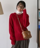 【フリークスストア/FREAK'S STORE】の【セットアイテム】コンパクトニットカーデ タートルネックカットソーセット 24AW レッド|ID: prp329100004314351 ipo3291000000030156540