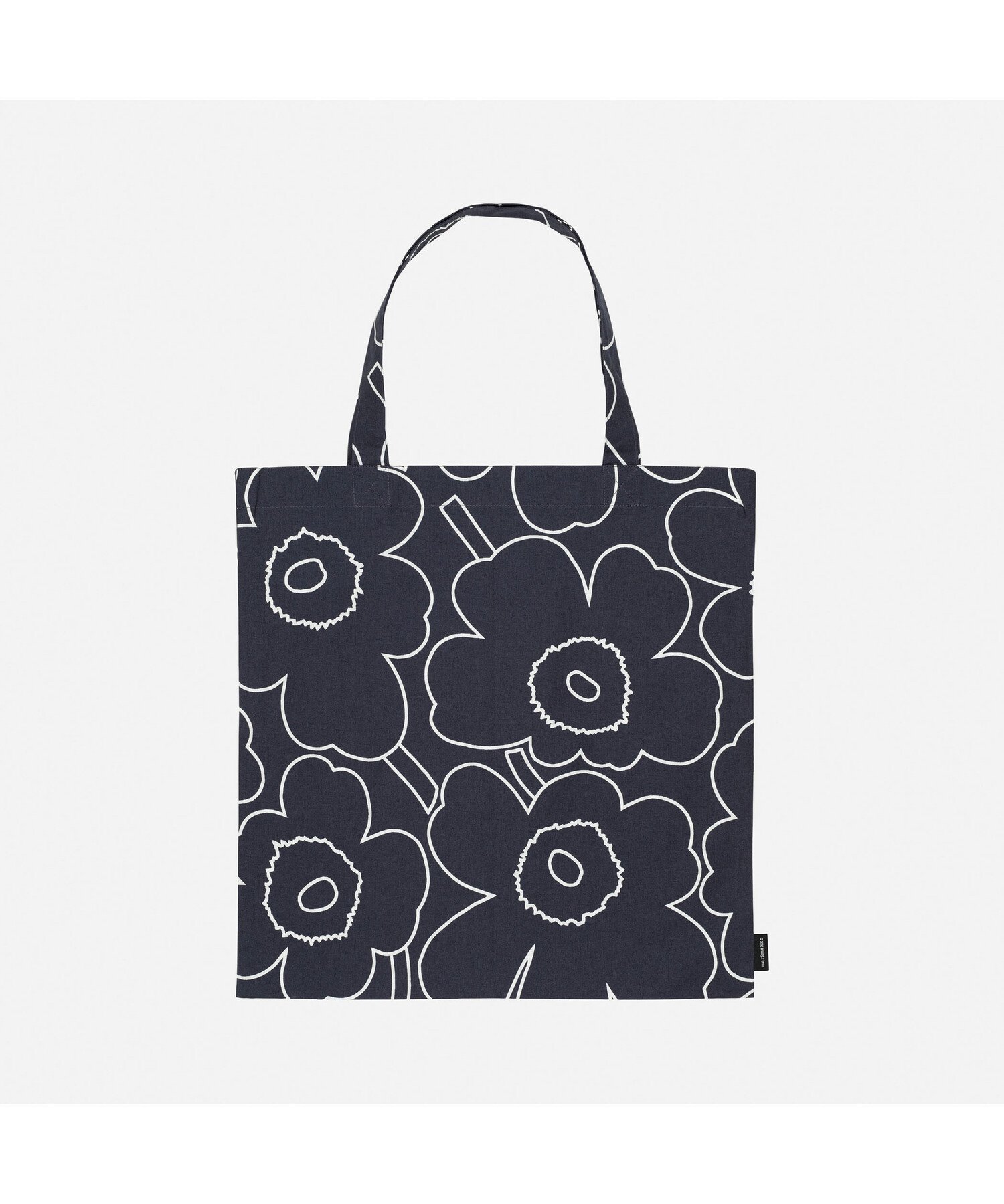 【マリメッコ/marimekko】のPieni Piirto Unikko トートバッグ 44*43cm 人気、トレンドファッション・服の通販 founy(ファニー) 　ファッション　Fashion　レディースファッション　WOMEN　バッグ　Bag　スクエア　Square　スタイリッシュ　Stylish　フラワー　Flower　プリント　Print　モダン　Modern　モチーフ　Motif　モノトーン　Monotone　 other-1|ID: prp329100004314389 ipo3291000000029919140