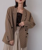 【センスオブプレイス/SENSE OF PLACE by URBAN RESEARCH】のダブルテーラードジャケット 人気、トレンドファッション・服の通販 founy(ファニー) ファッション Fashion レディースファッション WOMEN アウター Coat Outerwear ジャケット Jackets テーラードジャケット Tailored Jackets 2024年 2024 2024-2025秋冬・A/W Aw/Autumn/Winter/Fw/Fall/2024-2025 A/W・秋冬 Aw・Autumn/Winter・Fw・Fall-Winter 冬 Winter おすすめ Recommend ジャケット Jacket thumbnail BRN×PPL|ID: prp329100004314930 ipo3291000000030107560