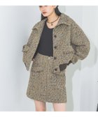 【ジーナシス/JEANASiS】のツイードショートブルゾン 人気、トレンドファッション・服の通販 founy(ファニー) ファッション Fashion レディースファッション WOMEN アウター Coat Outerwear ブルゾン Blouson/Jackets スウェード Suede スタンド Stand スラックス Slacks セットアップ Set Up ツイード Tweed フラット Flat ブルゾン Blouson ボトム Bottom ミニスカート Mini Skirt エレガント 上品 Elegant 羽織 Haori thumbnail ブラウン系その他|ID: prp329100004314979 ipo3291000000029925766