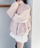 【ヘザー/Heather】のスタンドシャギーミドルブルゾン 人気、トレンドファッション・服の通販 founy(ファニー) ファッション Fashion レディースファッション WOMEN アウター Coat Outerwear ブルゾン Blouson/Jackets おすすめ Recommend スタンド Stand デニム Denim フェミニン Feminine ブルゾン Blouson ボトム Bottom ロング Long ワイド Wide 春 Spring thumbnail ピンク|ID: prp329100004315035 ipo3291000000030120962