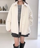 【ヘザー/Heather】のスタンドシャギーミドルブルゾン 人気、トレンドファッション・服の通販 founy(ファニー) ファッション Fashion レディースファッション WOMEN アウター Coat Outerwear ブルゾン Blouson/Jackets おすすめ Recommend スタンド Stand デニム Denim フェミニン Feminine ブルゾン Blouson ボトム Bottom ロング Long ワイド Wide 春 Spring thumbnail アイボリー|ID: prp329100004315035 ipo3291000000030120963