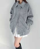 【ヘザー/Heather】のスタンドシャギーミドルブルゾン 人気、トレンドファッション・服の通販 founy(ファニー) ファッション Fashion レディースファッション WOMEN アウター Coat Outerwear ブルゾン Blouson/Jackets おすすめ Recommend スタンド Stand デニム Denim フェミニン Feminine ブルゾン Blouson ボトム Bottom ロング Long ワイド Wide 春 Spring thumbnail グレー|ID: prp329100004315035 ipo3291000000030120964