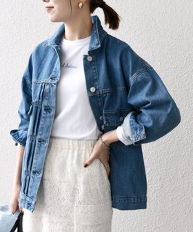 【シップス フォー ウィメン/SHIPS】のSHIPS any 洗濯機可能 ルーズ デニム ジャケット SHIPS any DENIM 人気、トレンドファッション・服の通販 founy(ファニー) ファッション Fashion レディースファッション WOMEN アウター Coat Outerwear ジャケット Jackets デニムジャケット Denim Jackets 2025年 2025 2025春夏・S/S Ss,Spring/Summer,2025 シアー Sheer ジャケット Jacket デニム Denim ボトム Bottom リラックス Relax ルーズ Loose レース Race 人気 Popularity 定番 Standard 洗える Washable |ID:prp329100004315041