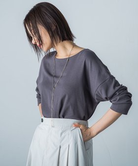 【ロートレ アモン/LAUTRE AMONT】のコットンレーヨンカットソー≪洗濯機で洗える≫ 人気、トレンドファッション・服の通販 founy(ファニー) ファッション Fashion レディースファッション WOMEN トップス・カットソー Tops/Tshirt カットソー Cut and Sewn インナー Inner ジャケット Jacket 定番 Standard 洗える Washable |ID:prp329100004315216