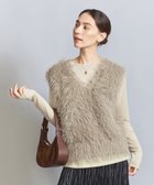 【ビューティ&ユース ユナイテッドアローズ/BEAUTY&YOUTH / UNITED ARROWS】の【WEB限定】フェザーヤーン ラメニットベスト BEIGE|ID: prp329100004315248 ipo3291000000029928141