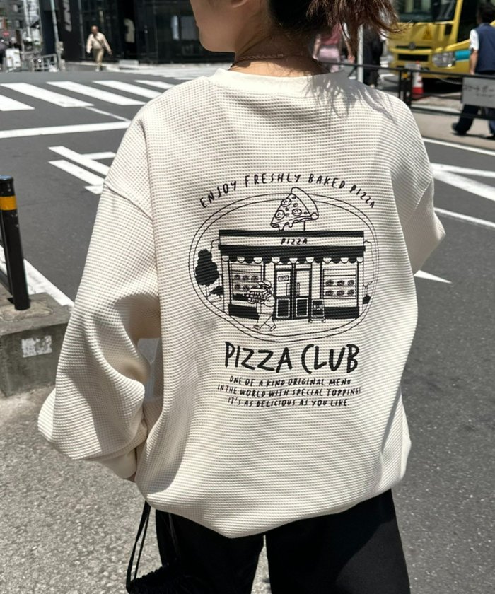 【チャオパニックティピー/CIAOPANIC TYPY】の【おじさんシリーズ】ワッフル刺繍ロンTee インテリア・キッズ・メンズ・レディースファッション・服の通販 founy(ファニー) https://founy.com/ ファッション Fashion レディースファッション WOMEN トップス・カットソー Tops/Tshirt ロング / Tシャツ T-Shirts シンプル Simple スウェット Sweat トレンド Trend ドローコード Draw Cord ボーダー Border ロング Long ワッフル Waffle ワンポイント One Point 無地 Plain Color |ID: prp329100004315362 ipo3291000000029929000