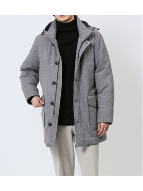 【タカキュー/TAKA-Q / MEN】のWoolen Tec On ダウンコート 人気、トレンドファッション・服の通販 founy(ファニー) ファッション Fashion メンズファッション MEN ウォーム Worm カーゴパンツ Cargo Pants スマート Smart ダウン Down ドローコード Draw Cord フィット Fit フェザー Feather フラップ Flap ベーシック Basic ポケット Pocket 防寒 Cold Protection メンズ Mens リブニット Rib Knit 冬 Winter A/W・秋冬 Aw・Autumn/Winter・Fw・Fall-Winter ビジネス 仕事 通勤 Business |ID:prp329100004315787