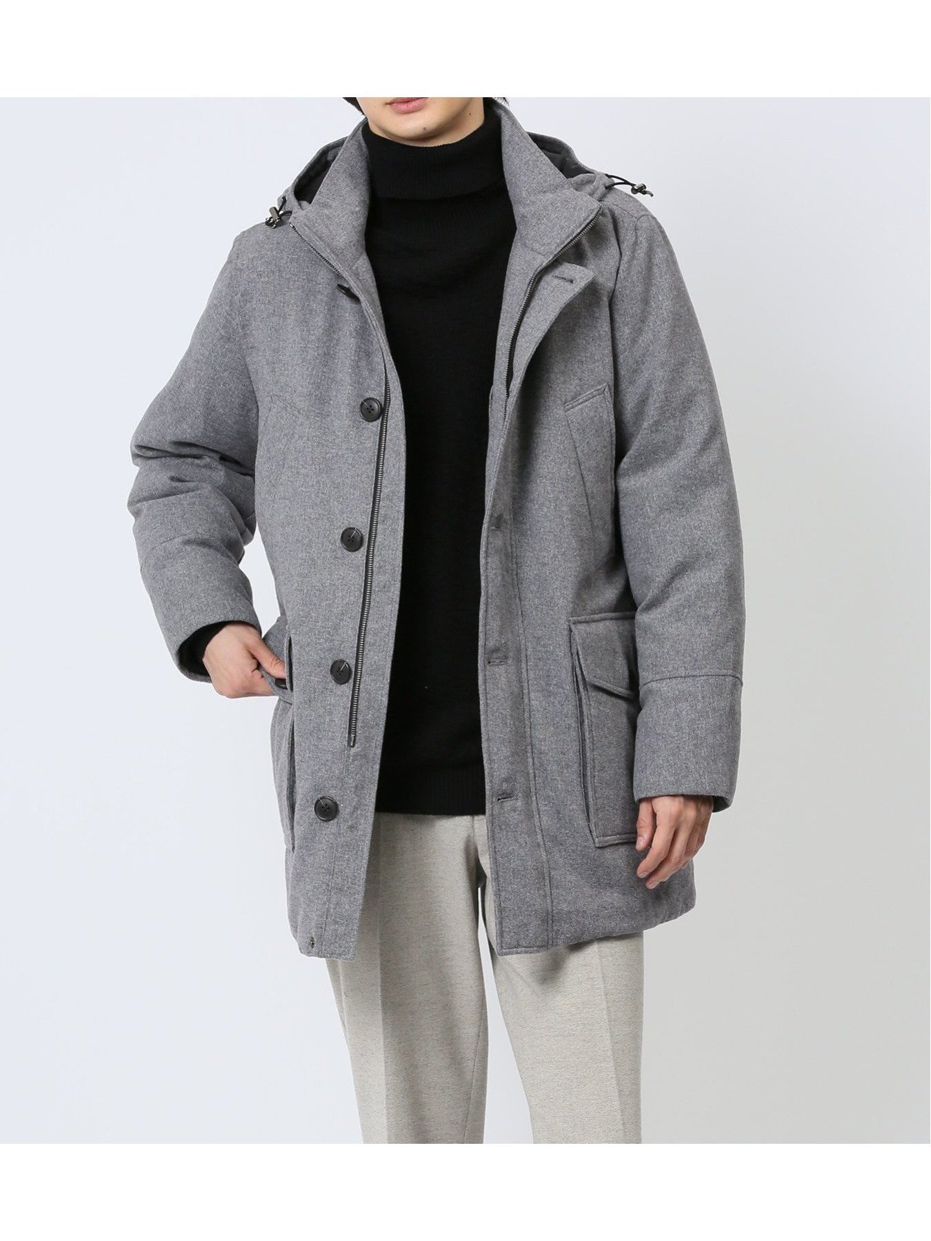 【タカキュー/TAKA-Q / MEN】のWoolen Tec On ダウンコート 人気、トレンドファッション・服の通販 founy(ファニー) 　ファッション　Fashion　メンズファッション　MEN　ウォーム　Worm　カーゴパンツ　Cargo Pants　スマート　Smart　ダウン　Down　ドローコード　Draw Cord　フィット　Fit　フェザー　Feather　フラップ　Flap　ベーシック　Basic　ポケット　Pocket　防寒　Cold Protection　メンズ　Mens　リブニット　Rib Knit　冬　Winter　A/W・秋冬　Aw・Autumn/Winter・Fw・Fall-Winter　ビジネス 仕事 通勤　Business　 other-1|ID: prp329100004315787 ipo3291000000029933547