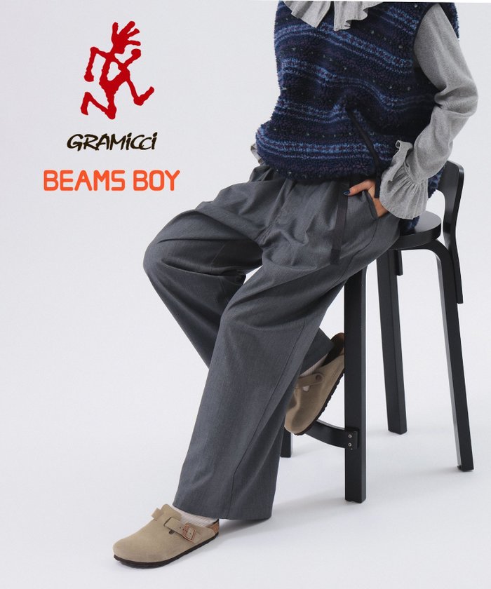 【ビームス ウイメン/BEAMS】の【期間限定+10%ポイントバック】Gramicci * BEAMS BOY / 別注 2プリーツ ワイド スラックス インテリア・キッズ・メンズ・レディースファッション・服の通販 founy(ファニー) https://founy.com/ ファッション Fashion レディースファッション WOMEN バッグ Bag シューズ Shoes ジャケット Jacket ストレート Straight スラックス Slacks トレンド Trend 定番 Standard 人気 Popularity プリーツ Pleats 別注 Special Order ワイド Wide A/W・秋冬 Aw・Autumn/Winter・Fw・Fall-Winter |ID: prp329100004315807 ipo3291000000029933642