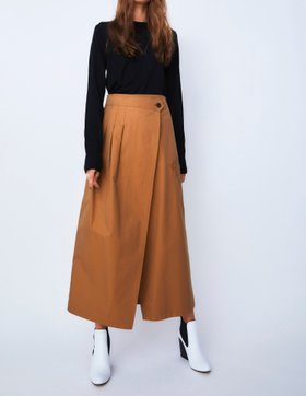 【チノ/CINOH】の【直営】COTTON FRONT TUCKED WRAP SKIRT 人気、トレンドファッション・服の通販 founy(ファニー) ファッション Fashion レディースファッション WOMEN スカート Skirt アシンメトリー Asymmetry トレンチ Trench バランス Balance ラップ Wrap |ID:prp329100004316153