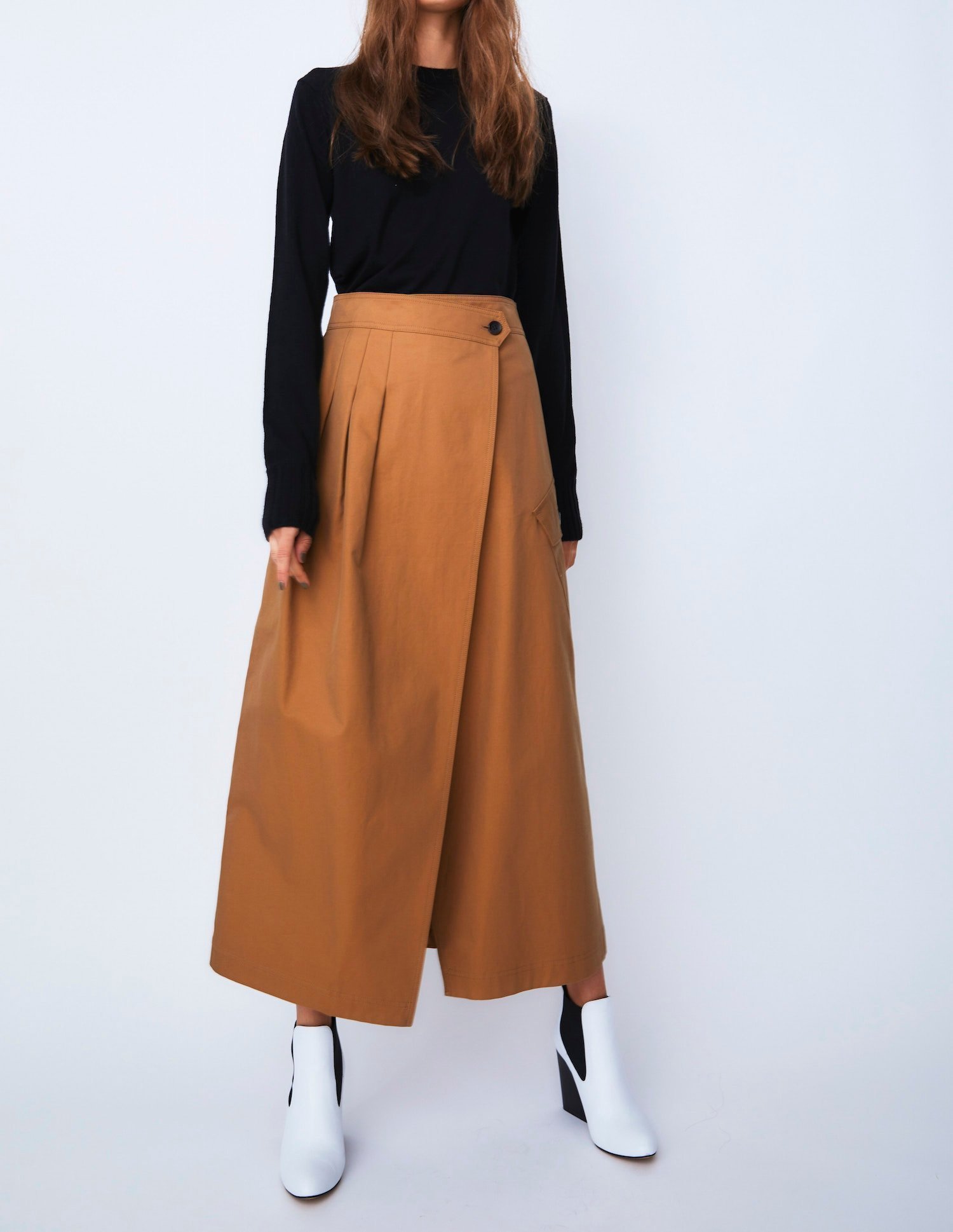 【チノ/CINOH】の【直営】COTTON FRONT TUCKED WRAP SKIRT 人気、トレンドファッション・服の通販 founy(ファニー) 　ファッション　Fashion　レディースファッション　WOMEN　スカート　Skirt　アシンメトリー　Asymmetry　トレンチ　Trench　バランス　Balance　ラップ　Wrap　 other-1|ID: prp329100004316153 ipo3291000000030012634