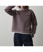 【ビューティ&ユース ユナイテッドアローズ/BEAUTY&YOUTH / UNITED ARROWS】のSteven Alan ウール ナイロン ミックス ジャカード ニット WINE|ID: prp329100004316277 ipo3291000000029936374