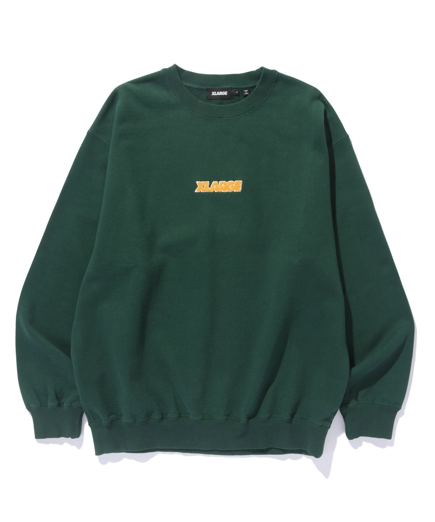 【エクストララージ/XLARGE / MEN】のSTANDARD LOGO CREWNECK SWEATSHIRT インテリア・キッズ・メンズ・レディースファッション・服の通販 founy(ファニー) 　ファッション　Fashion　メンズファッション　MEN　トップス・カットソー　Tops/Tshirt/Men　パーカ　Sweats　シャツ　Shirts　2024年　2024　2024-2025秋冬・A/W　Aw/Autumn/Winter/Fw/Fall/2024-2025　冬　Winter　シンプル　Simple　フロント　Front　GREEN|ID: prp329100004317680 ipo3291000000030092755