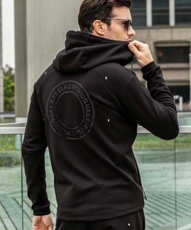 【シフォン/SHIFFON / MEN】の1PIU1UGUALE3 RELAX/USO-24085 ラインストーンサークルロゴパーカー 人気、トレンドファッション・服の通販 founy(ファニー) ファッション Fashion メンズファッション MEN サークル Circle ストレッチ Stretch ストーン Stone スポーティ Sporty フロント Front リラックス Relax |ID:prp329100004317730