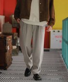 【ニコアンド/niko and / MEN】のツイルツータックスラックス 人気、トレンドファッション・服の通販 founy(ファニー) ファッション Fashion メンズファッション MEN ツイル Twill テーパード Tapered ベーシック Basic thumbnail アイボリー52|ID: prp329100004318029 ipo3291000000029948393