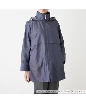 【レリアンプラスハウス/Leilian PLUS HOUSE】のフーデッドジャケット 人気、トレンドファッション・服の通販 founy(ファニー) ファッション Fashion レディースファッション WOMEN アウター Coat Outerwear ジャケット Jackets ジップアップ Zip Up ジャケット Jacket スタンド Stand スラックス Slacks デニム Denim ドローコード Draw Cord フロント Front 春 Spring |ID:prp329100004319540