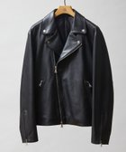 【ティーケー/tk TAKEO KIKUCHI / MEN】のラムレザーダブルライダースジャケット 人気、トレンドファッション・服の通販 founy(ファニー) ファッション Fashion メンズファッション MEN ジップ Zip ジャケット Jacket ポケット Pocket thumbnail ブラック|ID: prp329100004319671 ipo3291000000030103438