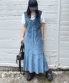 【ビッキー/VICKY】の【ENIM BY VICKY】ベロアメッシュジャンパーワンピース《手洗い可能》 人気、トレンドファッション・服の通販 founy(ファニー) ファッション Fashion レディースファッション WOMEN ワンピース Dress エレガント 上品 Elegant 厚底 Platforms サンダル Sandals シンプル Simple スニーカー Sneakers タートル Turtle ベロア Velor ポケット Pocket メッシュ Mesh A/W・秋冬 Aw・Autumn/Winter・Fw・Fall-Winter thumbnail ブルー|ID: prp329100004319745 ipo3291000000029967876