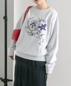 【ケービーエフ/KBF / URBAN RESEARCH】のフラワー刺繍スウェット TOP GRAY|ID: prp329100004319782 ipo3291000000029968314