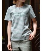 【その他のブランド/Other】の【WEB限定】TOP度詰ボーダー ロゴプリント半袖Tシャツ TOPグレー系|ID: prp329100004320069 ipo3291000000029971881