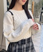 【イング/INGNI】のINGNI/7Gパール付ケーブルニット 人気、トレンドファッション・服の通販 founy(ファニー) ファッション Fashion レディースファッション WOMEN トップス・カットソー Tops/Tshirt ニット Knit Tops ガーリー Girly コンパクト Compact スマホ Smartphone パール Pearl フェミニン Feminine フォルム Form ボトム Bottom ミニスカート Mini Skirt ロング Long thumbnail アイボリー|ID: prp329100004320099 ipo3291000000029972131