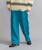 【その他のブランド/Other】のブークレ ダブル 2タック パンツ -ウォッシャブル- TURQUOISE|ID: prp329100004320113 ipo3291000000029972282