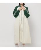 【ニコアンド/niko and】のジップラインジャケットワンピース 人気、トレンドファッション・服の通販 founy(ファニー) ファッション Fashion レディースファッション WOMEN アウター Coat Outerwear ジャケット Jackets おすすめ Recommend ガーリー Girly ジップ Zip ジャージ Jersey スタンド Stand スポーツ Sports トレンド Trend ミックス Mix ロング Long 羽織 Haori thumbnail アイボリー×グリーン51|ID: prp329100004321045 ipo3291000000029979848