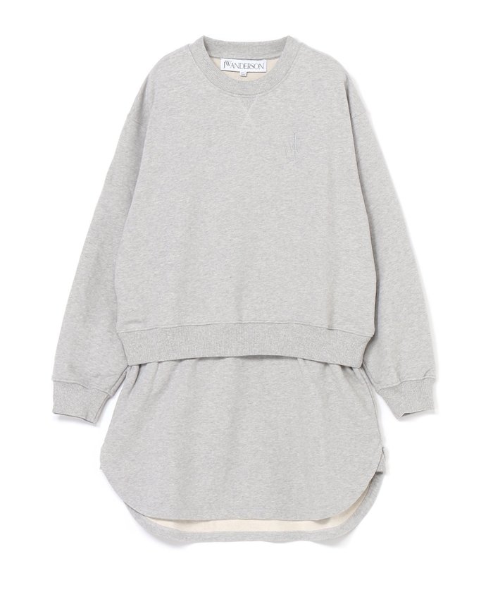 【J.W.アンダーソン/J.W ANDERSON】のLAYERED SWEATSHIRT DRESS インテリア・キッズ・メンズ・レディースファッション・服の通販 founy(ファニー) https://founy.com/ ファッション Fashion レディースファッション WOMEN トップス・カットソー Tops/Tshirt シャツ/ブラウス Shirts/Blouses パーカ Sweats ロング / Tシャツ T-Shirts スウェット Sweat ワンピース Dress ドレス Party Dresses スウェット Sweat ベーシック Basic |ID: prp329100004321071 ipo3291000000029980054