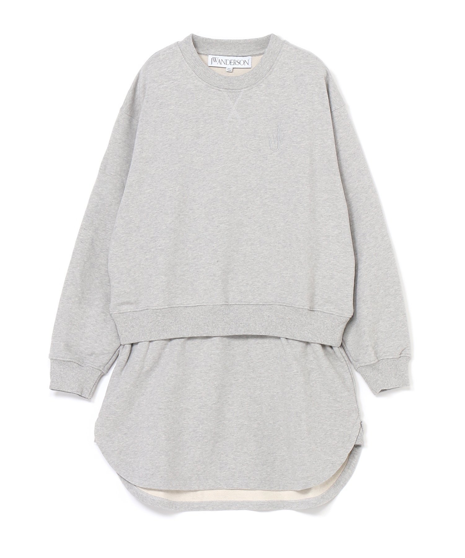 【J.W.アンダーソン/J.W ANDERSON】のLAYERED SWEATSHIRT DRESS 人気、トレンドファッション・服の通販 founy(ファニー) 　ファッション　Fashion　レディースファッション　WOMEN　トップス・カットソー　Tops/Tshirt　シャツ/ブラウス　Shirts/Blouses　パーカ　Sweats　ロング / Tシャツ　T-Shirts　スウェット　Sweat　ワンピース　Dress　ドレス　Party Dresses　スウェット　Sweat　ベーシック　Basic　 other-1|ID: prp329100004321071 ipo3291000000029980054