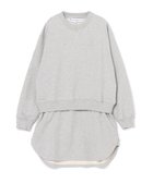 【J.W.アンダーソン/J.W ANDERSON】のLAYERED SWEATSHIRT DRESS ライトグレー|ID: prp329100004321071 ipo3291000000029980055