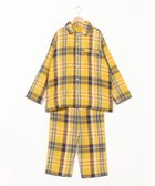 【キッドブルー/KID BLUE】の24トリプルガーゼチェック 長袖パジャマ 人気、トレンドファッション・服の通販 founy(ファニー) ファッション Fashion レディースファッション WOMEN トップス・カットソー Tops/Tshirt チェック Check トリプル Triple パイピング Piping パジャマ Pajamas ベーシック Basic ボトム Bottom ポケット Pocket 人気 Popularity 長袖 Long Sleeve thumbnail イエロー|ID: prp329100004321093 ipo3291000000029980217