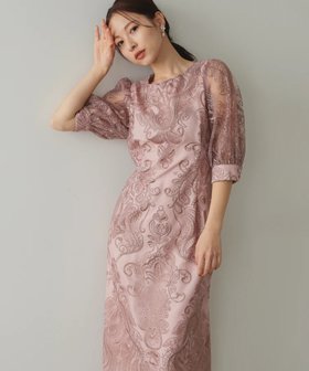 【プレフェリール/PREFERIR】の刺繍レースバックリボン結婚式パーティードレス 人気、トレンドファッション・服の通販 founy(ファニー) ファッション Fashion レディースファッション WOMEN ワンピース Dress ドレス Party Dresses アクセサリー Accessories スカラップ Scalloped ドレス Dress ラベンダー Lavender ロング Long 結婚式 Wedding Ceremony |ID:prp329100004321112