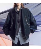 【メゾンスペシャル/MAISON SPECIAL】のPrime-Over MA-1 Sleeve Double Breasted Curved Zip Tailored Jacket 人気、トレンドファッション・服の通販 founy(ファニー) ファッション Fashion レディースファッション WOMEN アウター Coat Outerwear ジャケット Jackets MA-1 MA-1 アウトドア Outdoor ヴィンテージ Vintage ジャケット Jacket スタイリッシュ Stylish スポーツ Sports ツイル Twill テーラード Tailored ドッキング Docking 定番 Standard バランス Balance パターン Pattern ミリタリー Military リメイク Remake ワーク Work エレガント 上品 Elegant thumbnail BLK|ID: prp329100004321239 ipo3291000000029981180