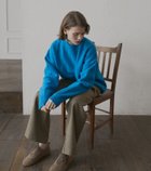 【ルシェル ブルー/LE CIEL BLEU】のウールカシミアクルーネック / Wool Cashmere Crew Neck Knit 人気、トレンドファッション・服の通販 founy(ファニー) ファッション Fashion レディースファッション WOMEN トップス・カットソー Tops/Tshirt ニット Knit Tops A/W・秋冬 Aw・Autumn/Winter・Fw・Fall-Winter カシミア Cashmere ターコイズ Turquoise フロント Front ベーシック Basic 人気 Popularity thumbnail ターコイズブルー|ID: prp329100004321315 ipo3291000000030045682