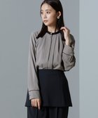 【ナノ ユニバース/nano universe】のスタンドバイカラージョーゼットタックブラウス 24AW 人気、トレンドファッション・服の通販 founy(ファニー) ファッション Fashion レディースファッション WOMEN トップス・カットソー Tops/Tshirt シャツ/ブラウス Shirts/Blouses インナー Inner ウォッシャブル Washable カフス Cuffs ジャケット Jacket ジョーゼット Georgette スタンド Stand セットアップ Set Up パイピング Piping フロント Front 2024年 2024 エレガント 上品 Elegant ビジネス 仕事 通勤 Business 2024-2025秋冬・A/W Aw/Autumn/Winter/Fw/Fall/2024-2025 thumbnail グレージュ3|ID: prp329100004321530 ipo3291000000030035606