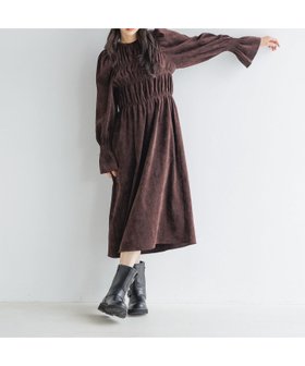 【ローリーズファーム/LOWRYS FARM】 2WAYリボンシャーリングワンピース人気、トレンドファッション・服の通販 founy(ファニー) ファッション Fashion レディースファッション WOMEN ワンピース Dress おすすめ Recommend シャーリング Shirring スニーカー Sneakers デニム Denim ベロア Velor リボン Ribbon ヴィンテージ Vintage |ID:prp329100004321562