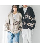 【ローリーズファーム/LOWRYS FARM】の【UNISEX】ガラジャガードカーデ 人気、トレンドファッション・服の通販 founy(ファニー) ファッション Fashion レディースファッション WOMEN ユニセックス Unisex インナー Inner ストライプ Stripe フラワー Flower プリント Print thumbnail ベージュ×フラワー52|ID: prp329100004322500 ipo3291000000029993127