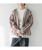 【ローリーズファーム/LOWRYS FARM】の【UNISEX】ガラジャガードカーデ 人気、トレンドファッション・服の通販 founy(ファニー) ファッション Fashion レディースファッション WOMEN ユニセックス Unisex インナー Inner ストライプ Stripe フラワー Flower プリント Print thumbnail ピンク×ストライプ25|ID: prp329100004322500 ipo3291000000029993131