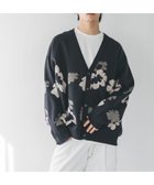 【ローリーズファーム/LOWRYS FARM】の【UNISEX】ガラジャガードカーデ 人気、トレンドファッション・服の通販 founy(ファニー) ファッション Fashion レディースファッション WOMEN ユニセックス Unisex インナー Inner ストライプ Stripe フラワー Flower プリント Print thumbnail ネイビー×フラワー88|ID: prp329100004322500 ipo3291000000029993133