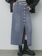 【コカ/COCA】のウォッシュデニムスカート 人気、トレンドファッション・服の通販 founy(ファニー) ファッション Fashion レディースファッション WOMEN スカート Skirt デニムスカート Denim Skirts デニム Denim ポケット Pocket thumbnail Lt.blue|ID: prp329100004323214 ipo3291000000029997383