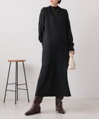 【バブ ブージュルード/Bab Bou Jeloud】の毛混ハイネックセットワンピース 人気、トレンドファッション・服の通販 founy(ファニー) ファッション Fashion レディースファッション WOMEN ワンピース Dress なめらか Smooth ハイネック High Neck ミラノリブ Milan Ribs 再入荷 Restock/Back In Stock/Re Arrival エレガント 上品 Elegant thumbnail BLACK|ID: prp329100004323387 ipo3291000000029998255