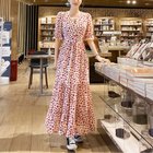 【ミニミニストア/miniministore】のティアード ワンピース レディース 春夏 ワインレッド|ID: prp329100004323397 ipo3291000000029998315