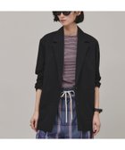 【カレンソロジー/Curensology】のサテンワッシャーシャツジャケット 人気、トレンドファッション・服の通販 founy(ファニー) ファッション Fashion レディースファッション WOMEN アウター Coat Outerwear ジャケット Jackets エレガント 上品 Elegant サテン Satin シンプル Simple リラックス Relax thumbnail ブラック09|ID: prp329100004324038 ipo3291000000030117848