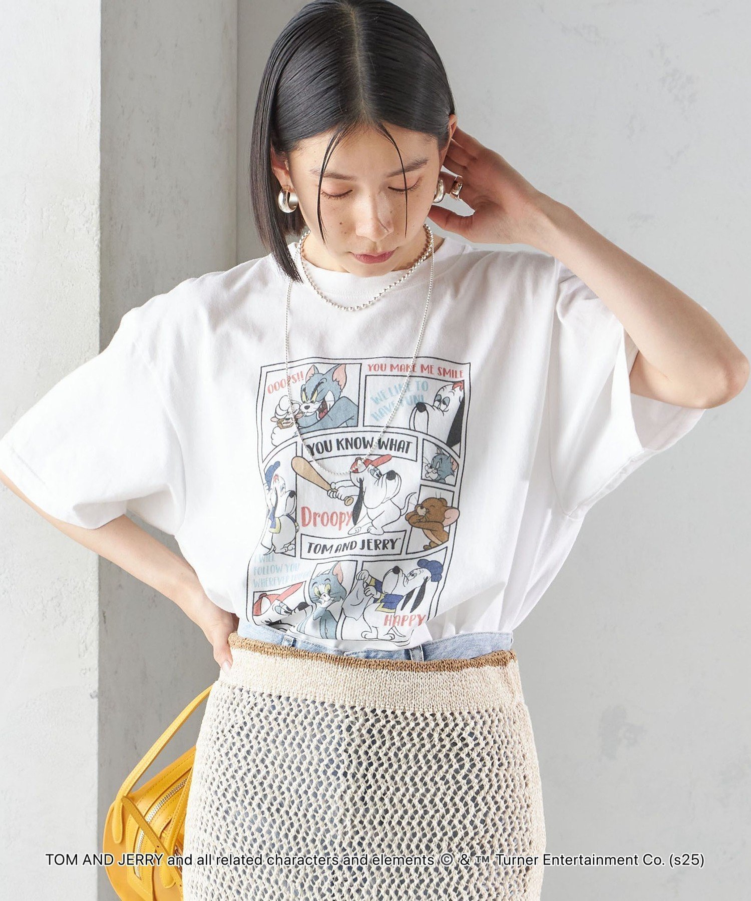 【シップス フォー ウィメン/SHIPS】の【SHIPS別注】GOOD ROCK SPEED TOM and JERRY TEE インテリア・キッズ・メンズ・レディースファッション・服の通販 founy(ファニー) 　ファッション　Fashion　レディースファッション　WOMEN　ヴィンテージ　Vintage　キャラクター　Character　グラフィック　Graphic　プリント　Print　別注　Special Order　2025年　2025　2025春夏・S/S　Ss,Spring/Summer,2025　ホワイト系|ID: prp329100004324069 ipo3291000000030003506