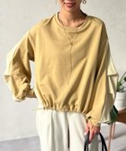 【シェトワ/Chez toi】の裾ドロスト異素材プルオーバー 人気、トレンドファッション・服の通販 founy(ファニー) ファッション Fashion レディースファッション WOMEN トップス・カットソー Tops/Tshirt プルオーバー Pullover おすすめ Recommend ギャザー Gather トレンド Trend フェミニン Feminine ワイド Wide 無地 Plain Color thumbnail イエロー|ID: prp329100004324108 ipo3291000000030003976