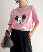 【その他のブランド/Other】の【GOOD ROCK SPEED/グッドロックスピード】Disney Mickey半袖Tシャツ 人気、トレンドファッション・服の通販 founy(ファニー) ファッション Fashion レディースファッション WOMEN トップス・カットソー Tops/Tshirt シャツ/ブラウス Shirts/Blouses ロング / Tシャツ T-Shirts ウォッシュ Wash ヴィンテージ Vintage カーディガン Cardigan グラフィック Graphic ジャケット Jacket プリント Print ボトム Bottom 半袖 Short Sleeve リラックス Relax おすすめ Recommend 2025年 2025 2025春夏・S/S Ss,Spring/Summer,2025 thumbnail ピンク|ID: prp329100004324140 ipo3291000000030004239